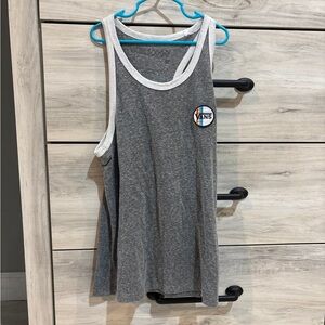 Vans Heather Gray Tank with White Accents